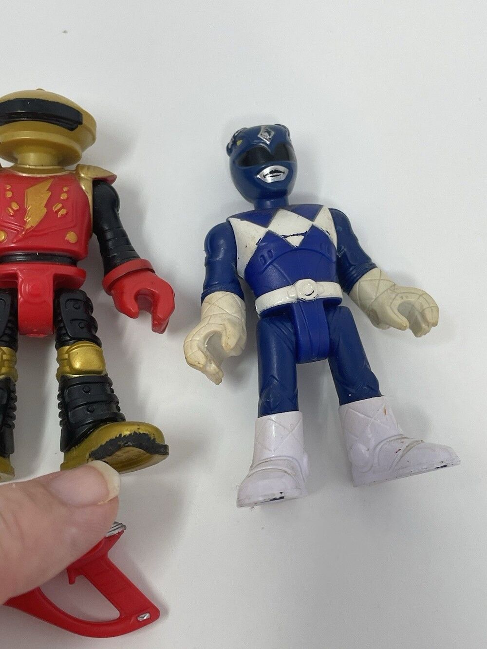 Saban Power Rangers & Beetleborgs Lot - 1997 Gold Beetleborg & Dino Thunder Red - Picture 8 of 16